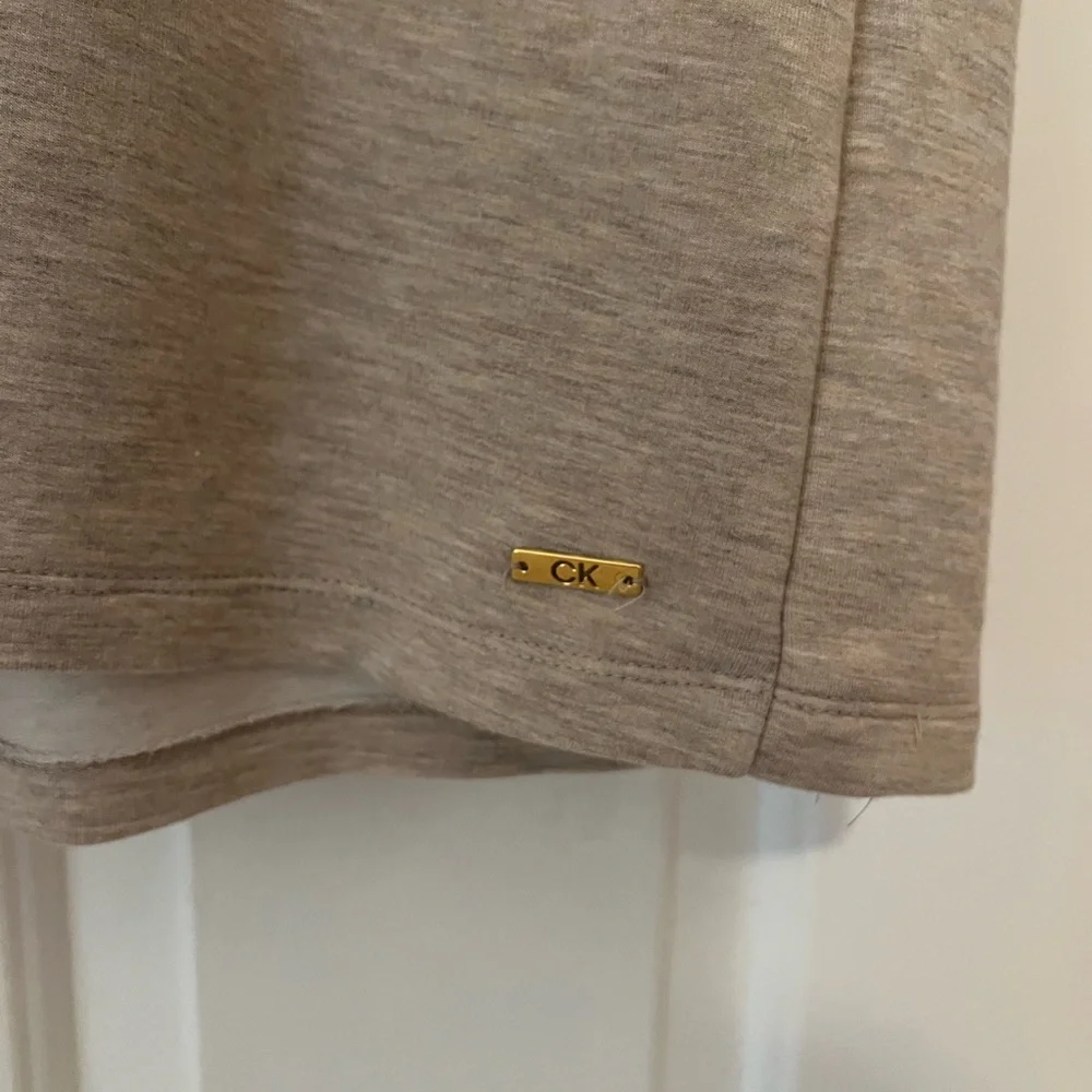 Calvin Klein Casual Tan Hoodie Dress - Picture 2 of 4